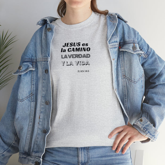 Jesús Es El Camino Unisex Heavy Cotton Tee