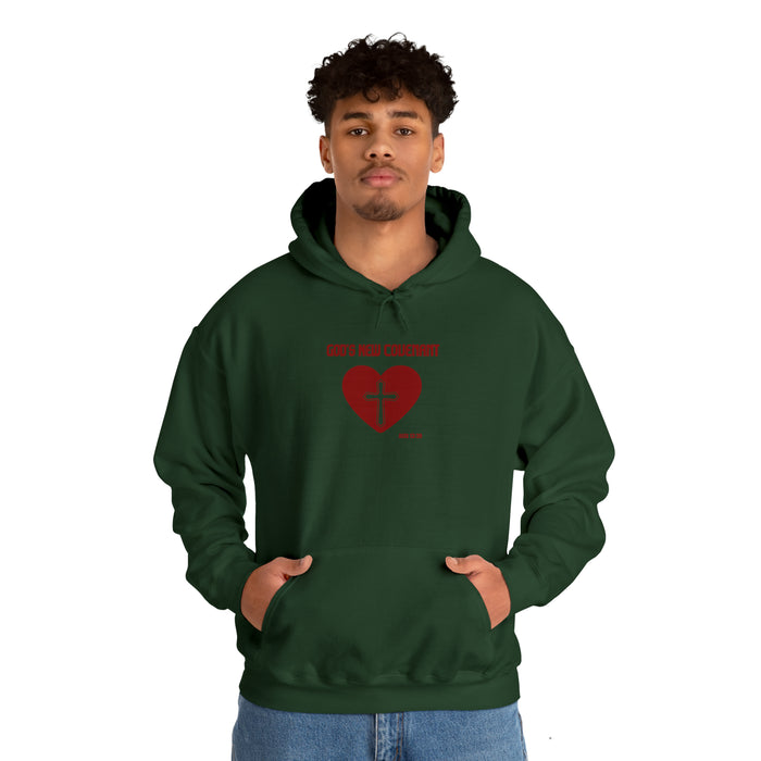 God’s New Covenant Unisex Heavyblend Hooded Sweatshirt