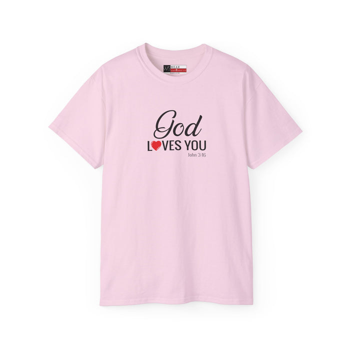 God Loves You Women's Unisex Ultra Cotton Tee