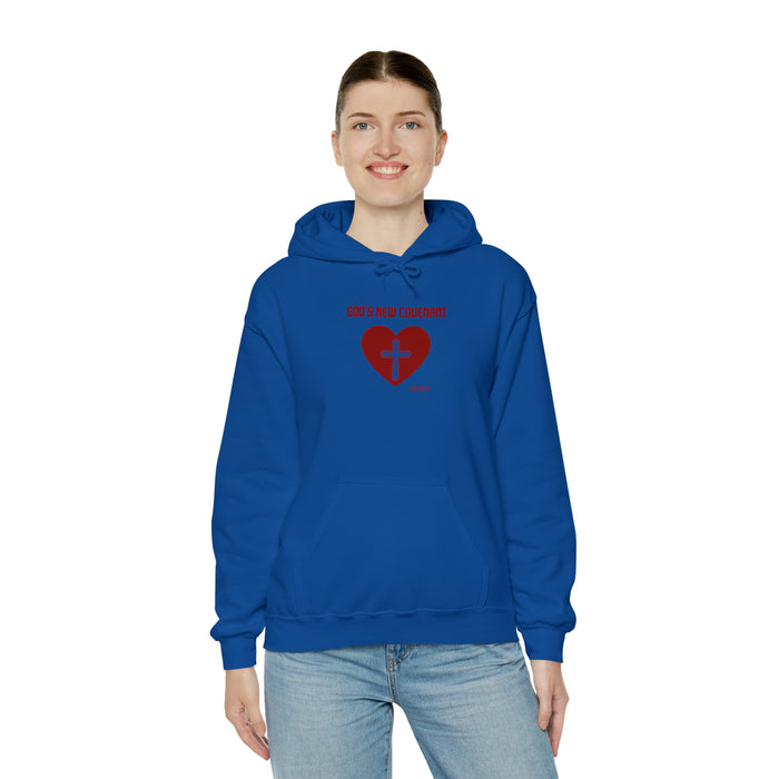 God’s New Covenant Unisex Heavyblend Hooded Sweatshirt