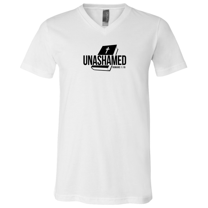 Unashamed Men’s Unisex Jersey SSV-Neck T-Shirt