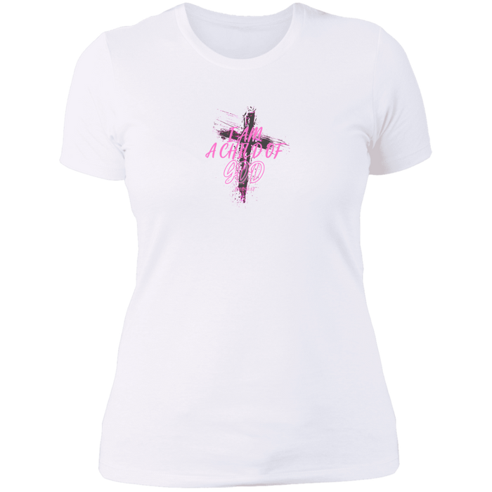 I Am a Child of God Ladies Boyfriend Tee Shirt