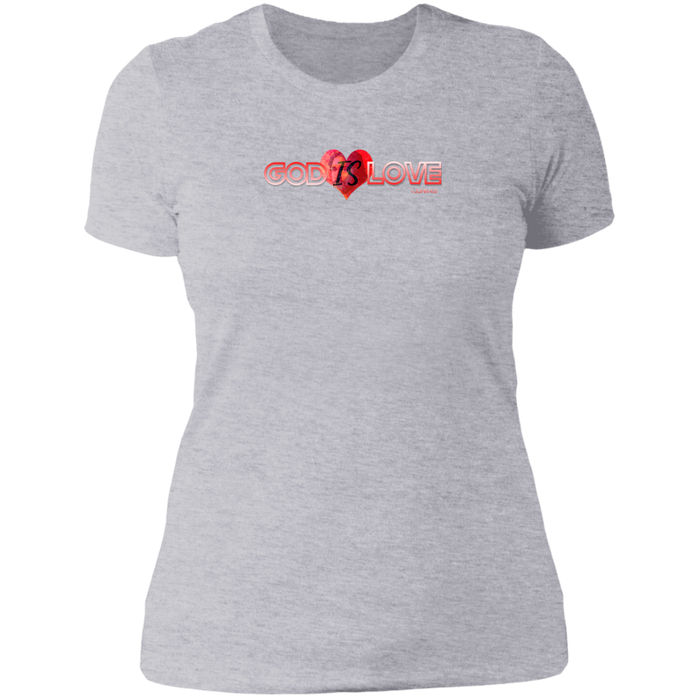 God is Love Ladies Boyfriend Tee