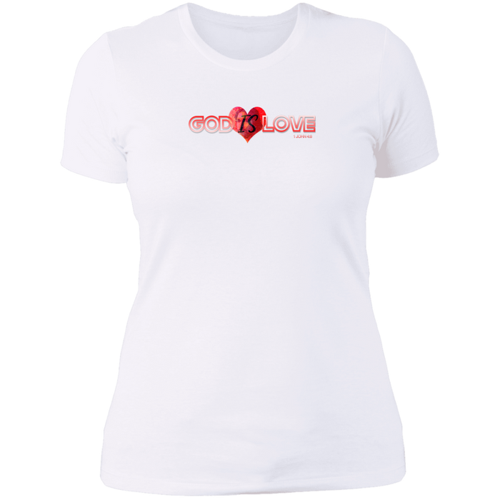 God is Love Ladies Boyfriend Tee