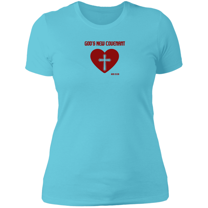 God’s New Covenant Ladies Boyfriend Tee