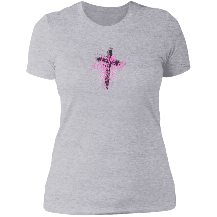 I Am a Child of God Ladies Boyfriend Tee Shirt