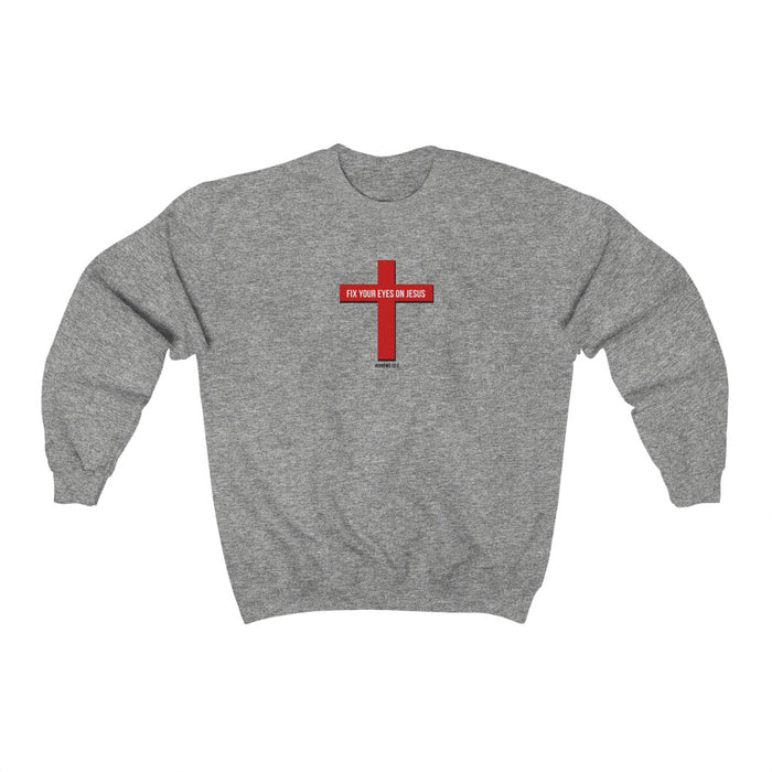 Fix Your Eyes on Jesus Women Unisex Heavy Blend™ Crewneck Sweatshirt