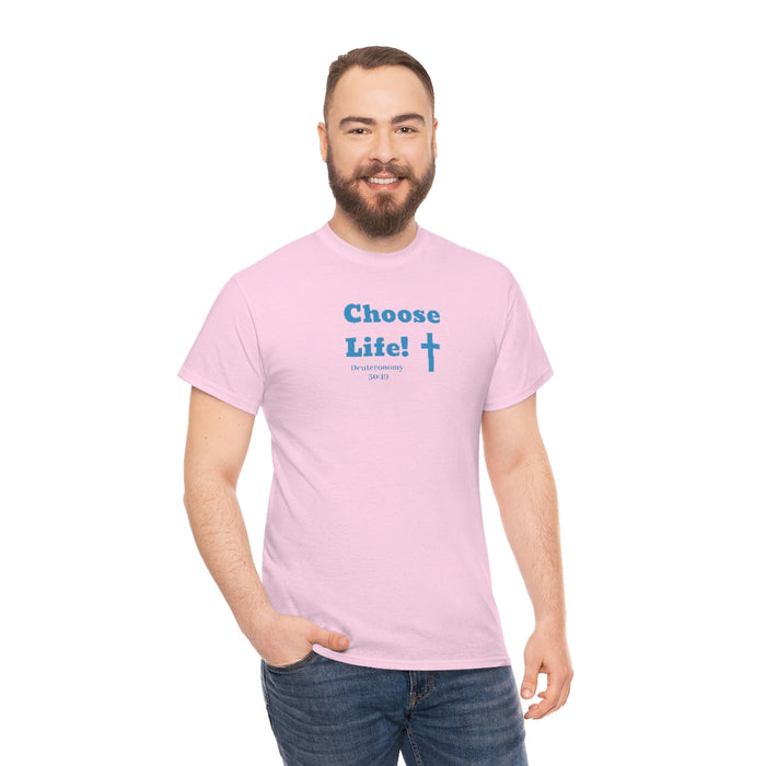 Choose Life 2.0 Women Unisex Heavy Cotton Tee