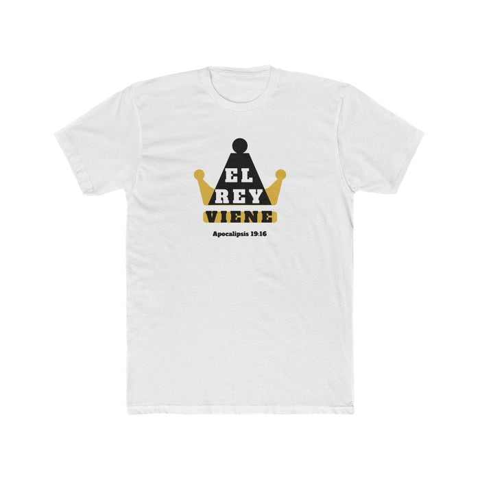 El Rey Viene Men's Cotton Crew Tee