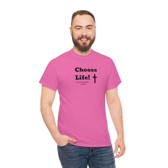 Choose Life 2.0 Women Unisex Heavy Cotton Tee