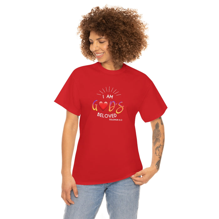 I am God’s Beloved Ladies Unisex Heavy Cotton Tee