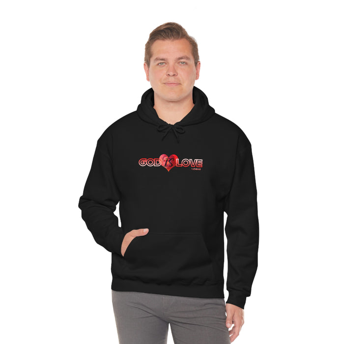 God is Love Men’s Unisex Heavy Blend™ Hooded Sweatshirt