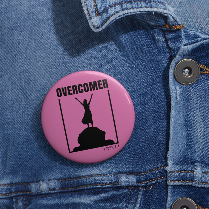 Overcomer Custom Pin Buttons