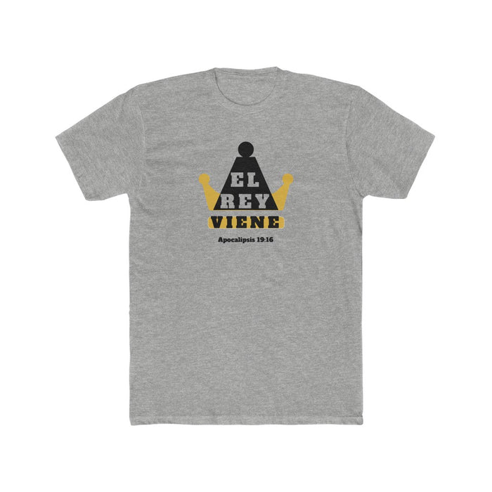 El Rey Viene Men's Cotton Crew Tee