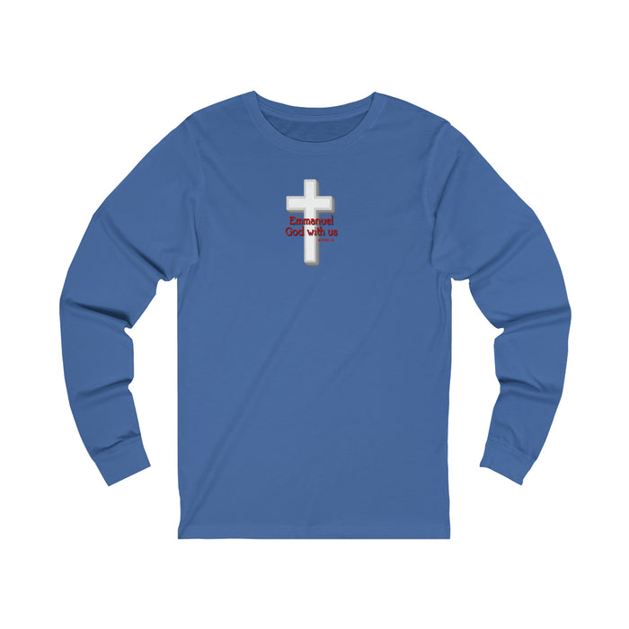 Emmanuel God With Us Men’s Unisex Jersey Long Sleeve Tee