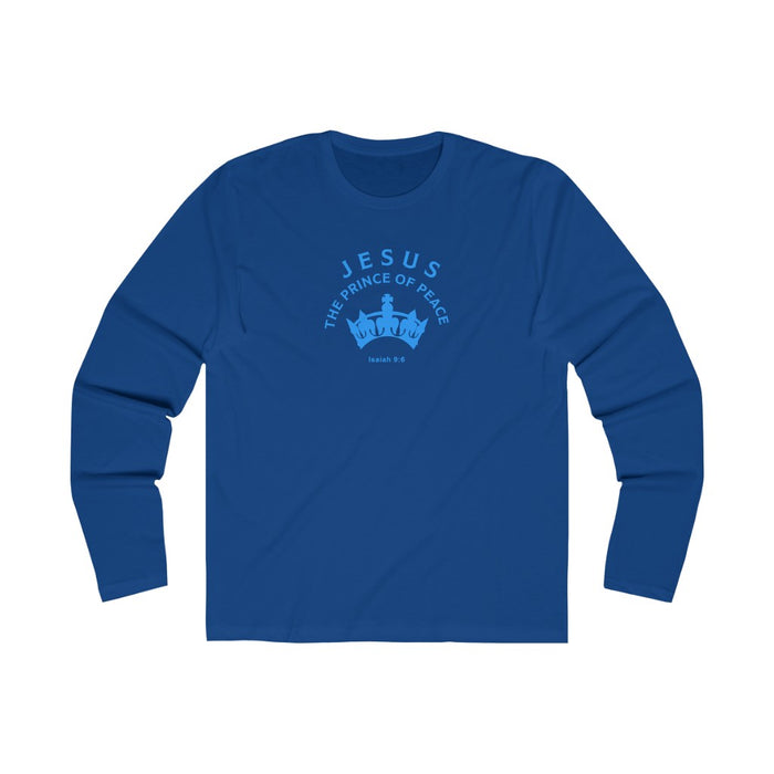 Jesus Prince of Peace Men's Long Sleeve Crew Tee