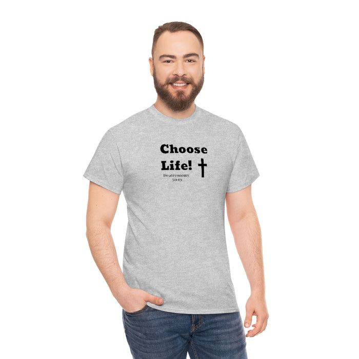 Choose Life 2.0 Women Unisex Heavy Cotton Tee