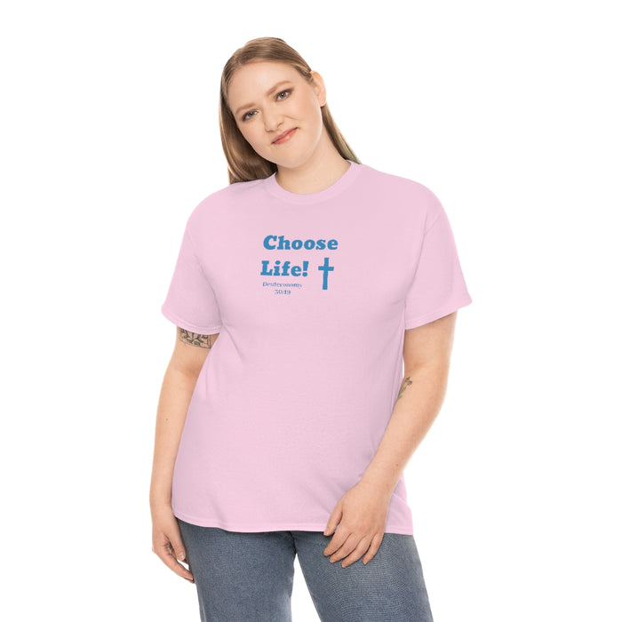 Choose Life 2.0 Women Unisex Heavy Cotton Tee