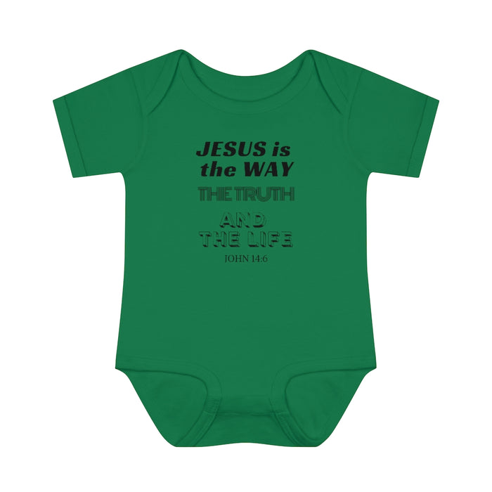 Jesus Is The Only Way Infant Baby Rib Body Suit