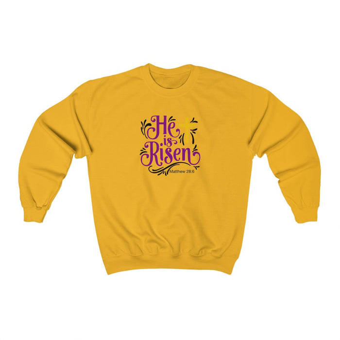 He is Risen Men Unisex Heavy Blend™ Crewneck Sweatshirt