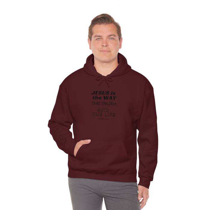 Jesus Is The Only Way Men’s Unisex Heavy Blend™ Hooded Sweatshirt