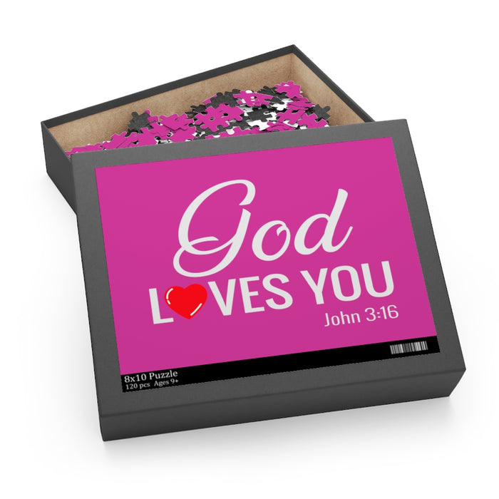 God Loves You Puzzle (120, 252, 500-Piece)