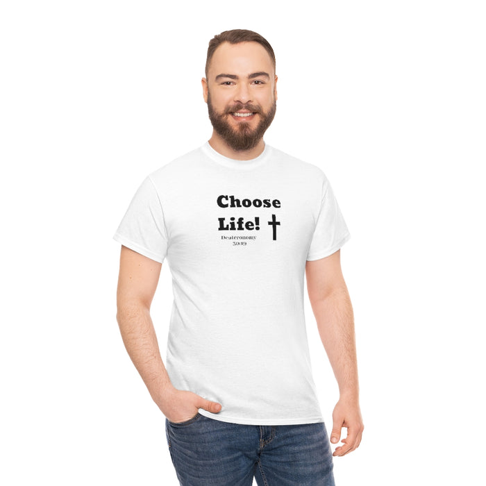 Choose Life 2.0 Women Unisex Heavy Cotton Tee