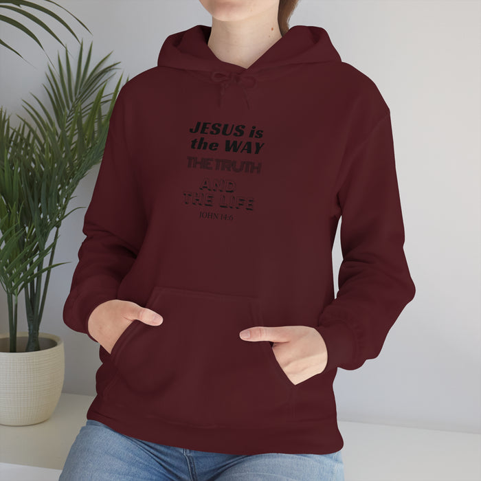 Jesus Is The Only Way Men’s Unisex Heavy Blend™ Hooded Sweatshirt