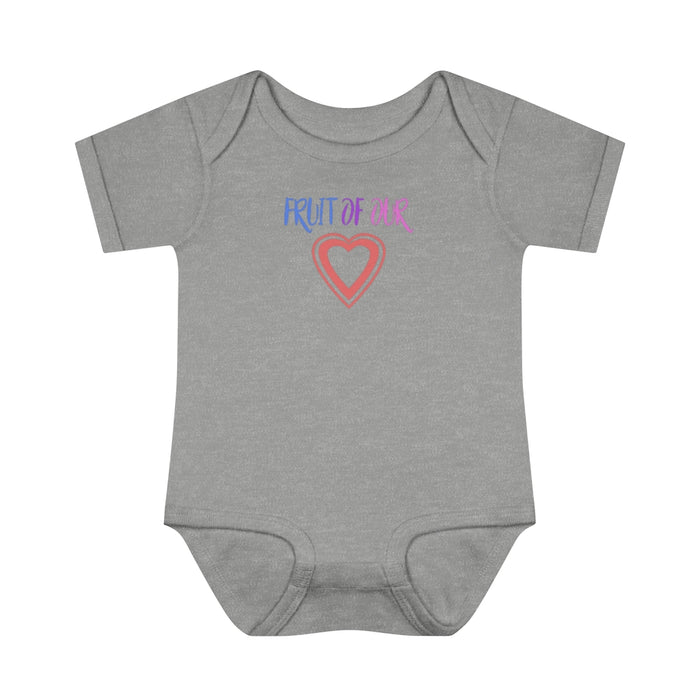 Fruit of our Heart Infant Rib Body Suit