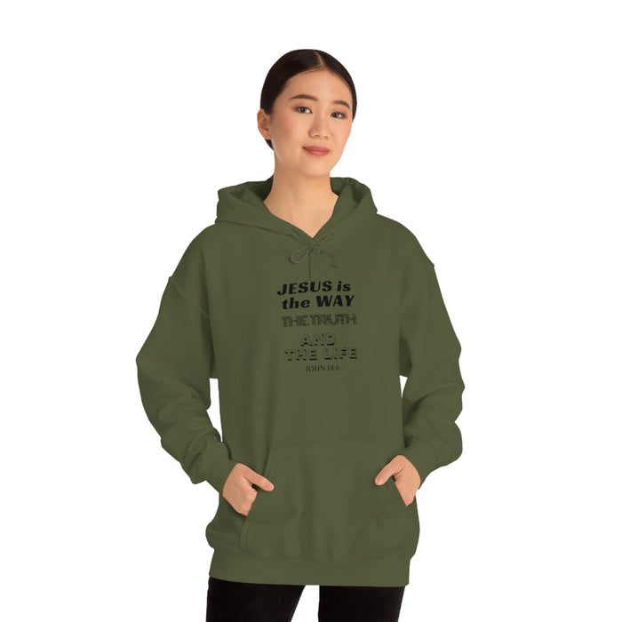 Jesus Is The Only Way Men’s Unisex Heavy Blend™ Hooded Sweatshirt