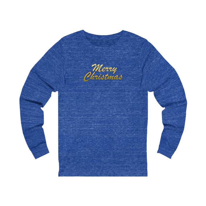 Merry Christmas Women Unisex Jersey Long Sleeve Tee