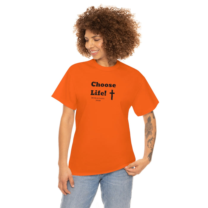 Choose Life 2.0 Women Unisex Heavy Cotton Tee