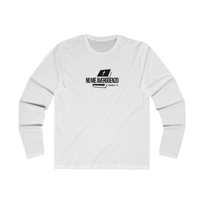 No Me Avergüenzo Men's Long Sleeve Crew Tee