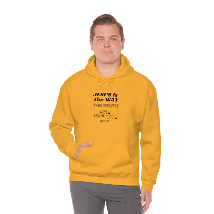 Jesus Is The Only Way Men’s Unisex Heavy Blend™ Hooded Sweatshirt