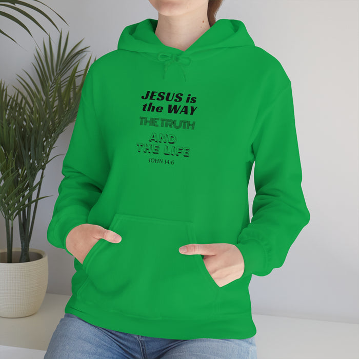 Jesus Is The Only Way Men’s Unisex Heavy Blend™ Hooded Sweatshirt