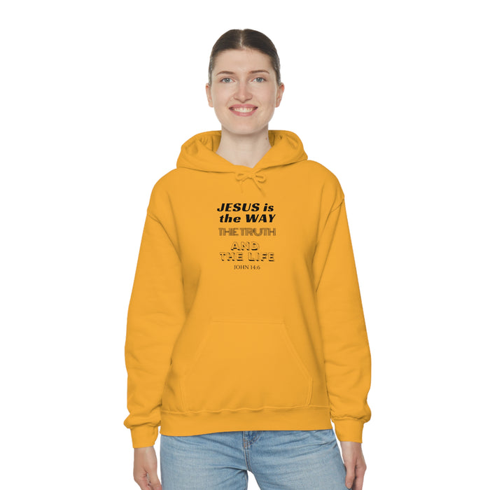 Jesus Is The Only Way Men’s Unisex Heavy Blend™ Hooded Sweatshirt