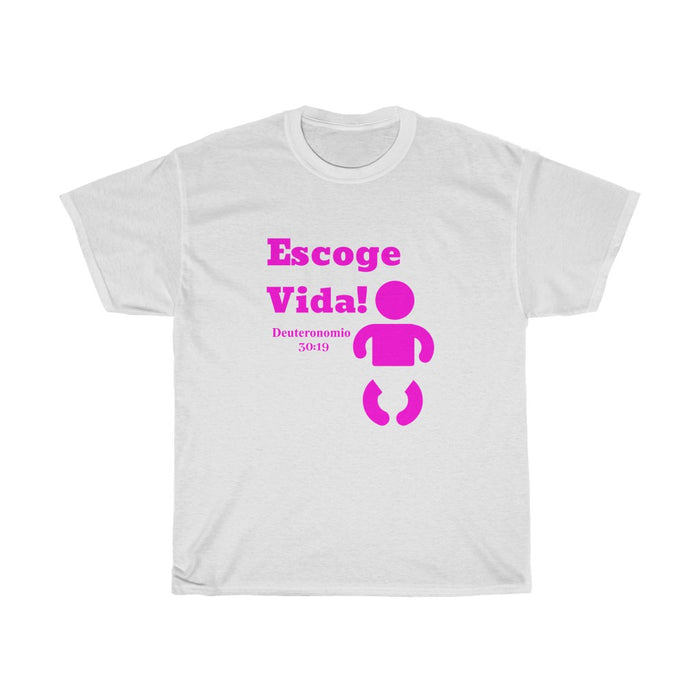 Escoge Vida Women’s Unisex Heavy Cotton Tee