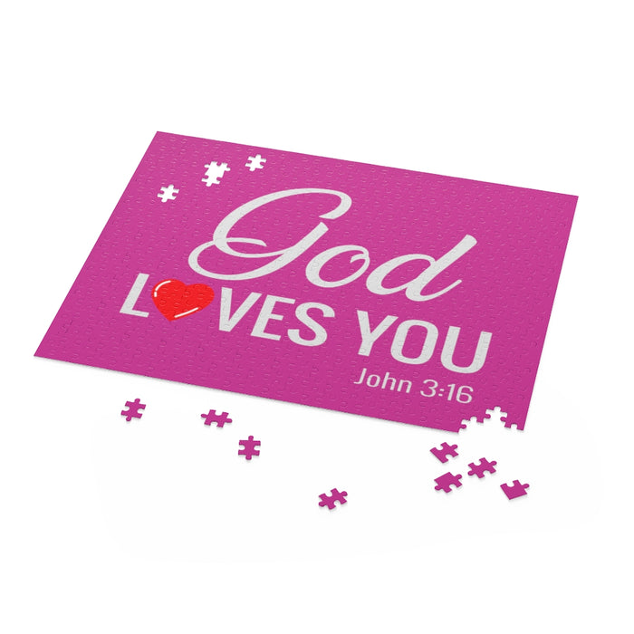 God Loves You Puzzle (120, 252, 500-Piece)