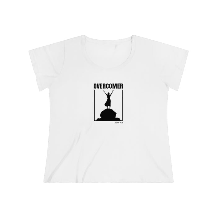 Overcomer Women's Curvy Tee