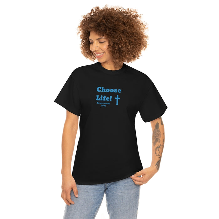 Choose Life 2.0 Men Unisex Heavy Cotton Tee