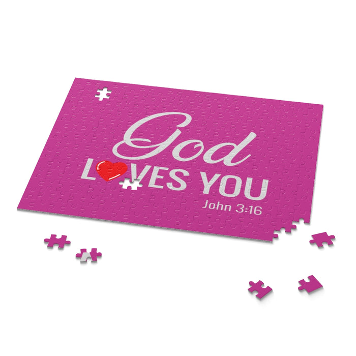 God Loves You Puzzle (120, 252, 500-Piece)