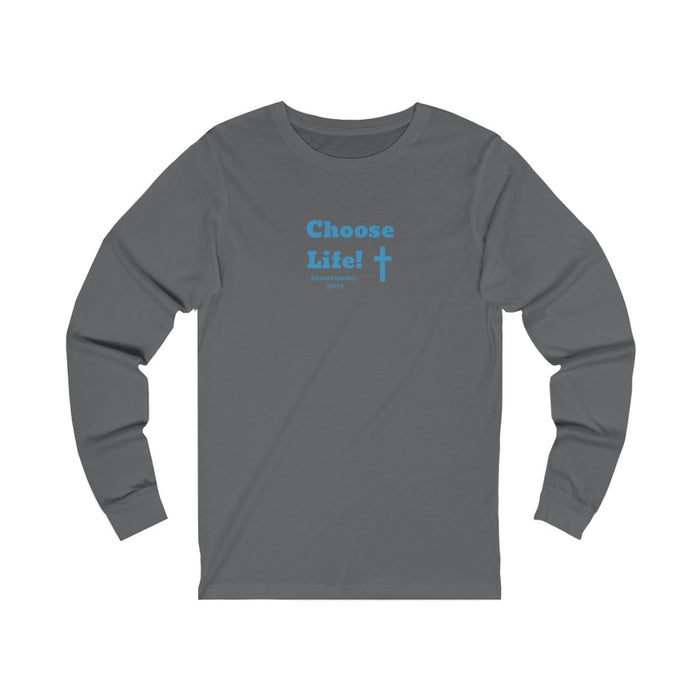 Choose Life 2.0 Men Unisex Jersey Long Sleeve Tee