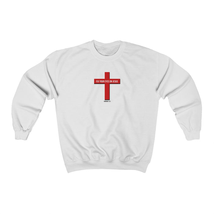 Fix Your Eyes on Jesus Women Unisex Heavy Blend™ Crewneck Sweatshirt