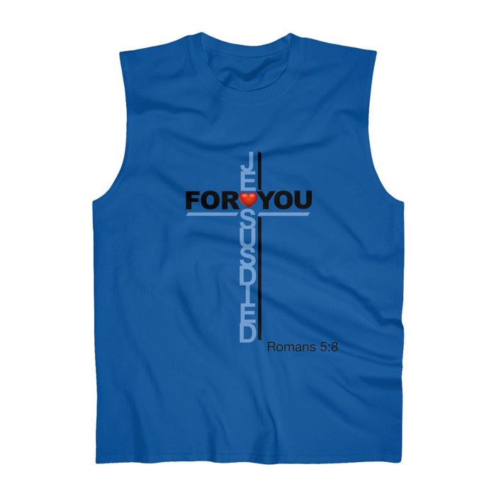 Jesus Died For You Men's Ultra Cotton Sleeveless Tank