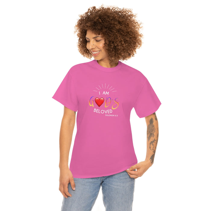 I am God’s Beloved Ladies Unisex Heavy Cotton Tee