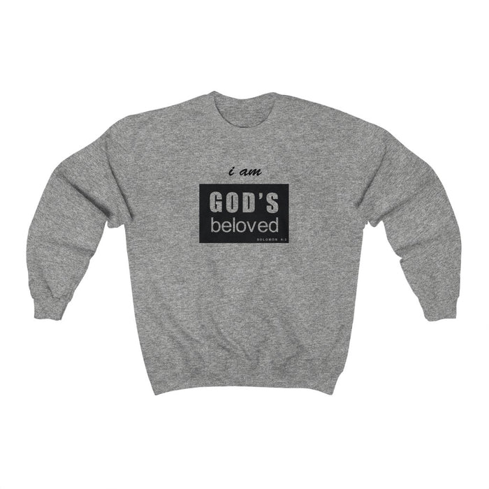 I am God’s Beloved Men’s Unisex Heavy Blend™ Crewneck Sweatshirt