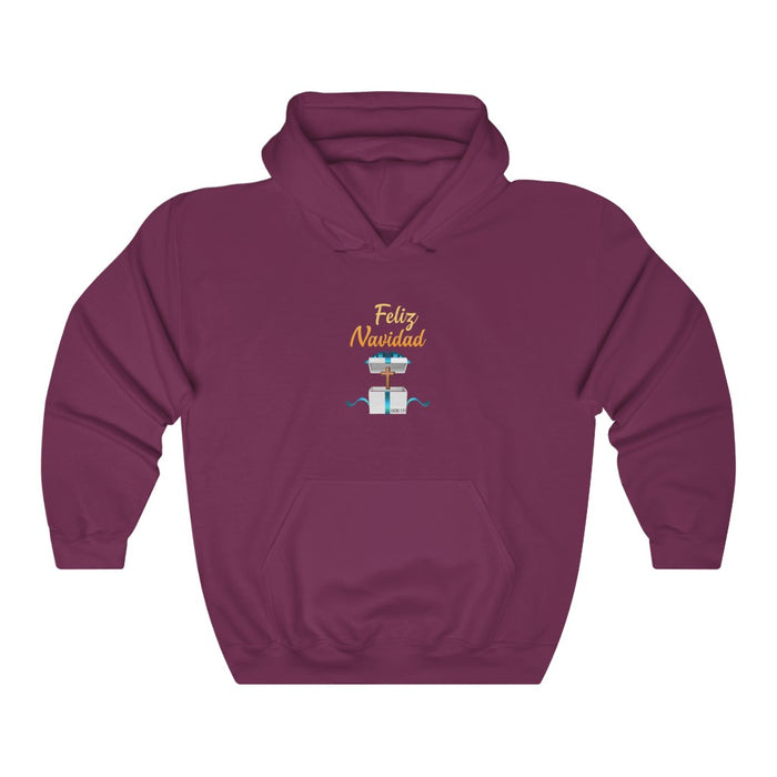 Feliz Navidad Men Unisex Heavy Blend™ Hooded Sweatshirt