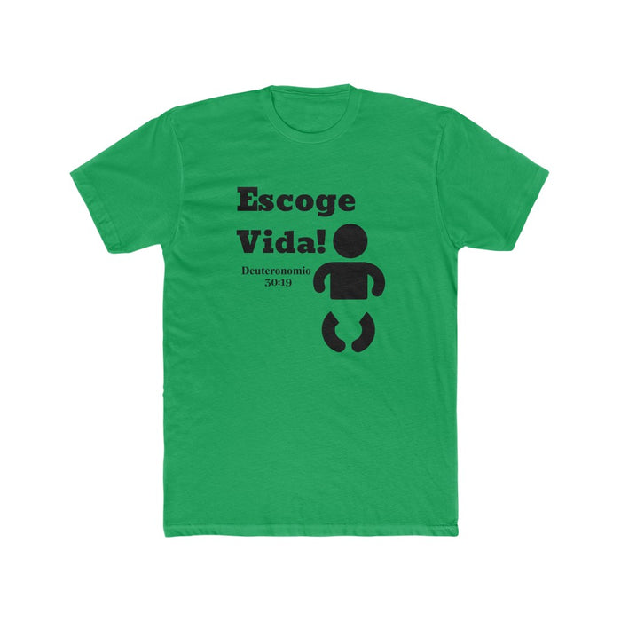 Escoge Vida Men's Cotton Crew Tee