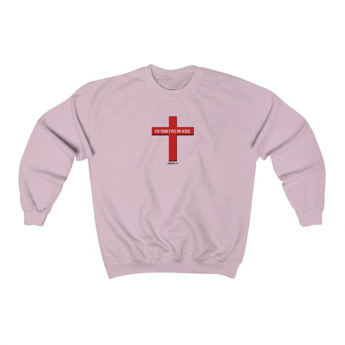 Fix Your Eyes on Jesus Women Unisex Heavy Blend™ Crewneck Sweatshirt