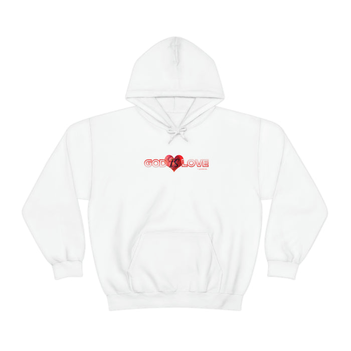 God is Love Men’s Unisex Heavy Blend™ Hooded Sweatshirt